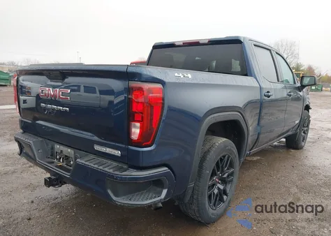 2021 GMC Sierra 1500 4Wd Short Box Elevation from USA, damaged, VIN 3GTU9CED3MG176496